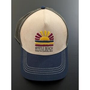 Myrtle Beach South Carolina Mesh Trucker Snapback Hat OSFM DK Caps